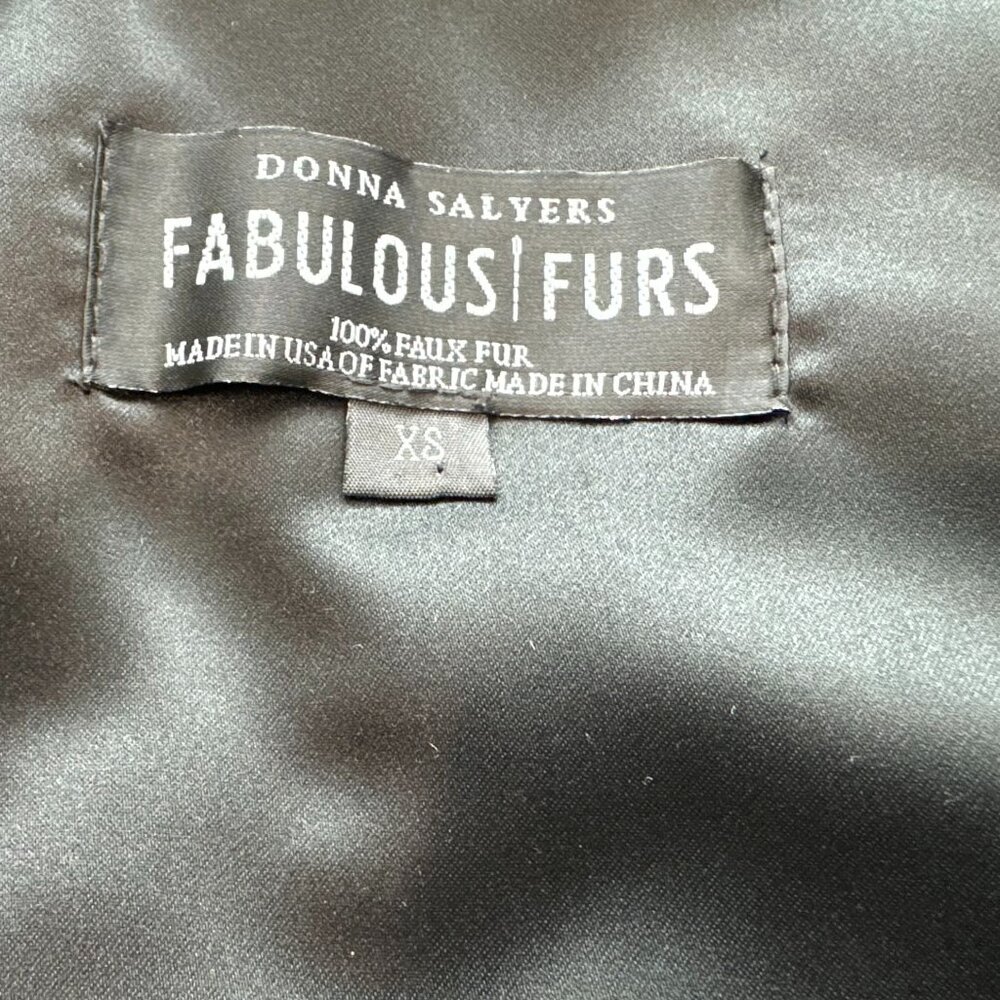 Donna Salyers Fabulous Furs Mink in Taupe NWOT XS - Picture 8 of 9